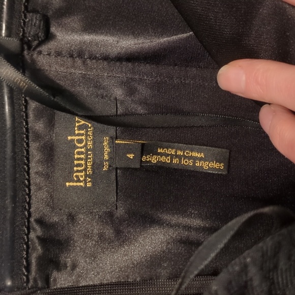 Laundry Shelli Segal Wrap-bodice Strapless Sheath Dress - Picture 3 of 5